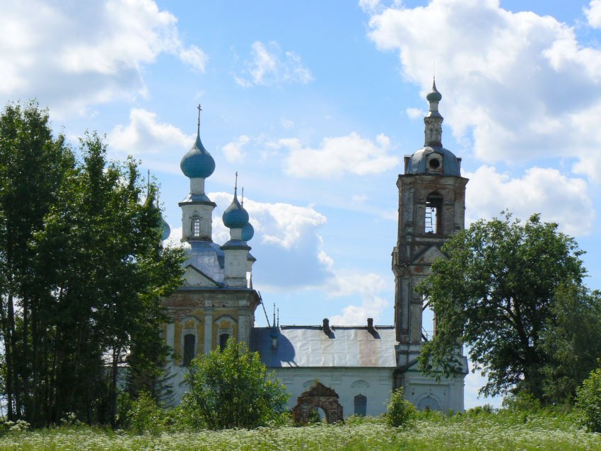 Фёдоровское. Церковь Смоленской иконы Божией Матери. фасады