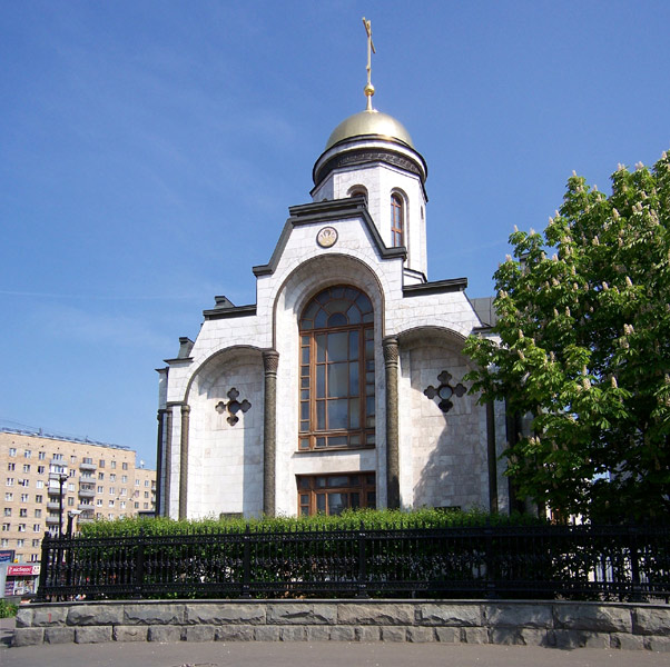 Церковь Казанской иконы Божией Матери на Калужской площади, Якиманка (Центральный административный округ (ЦАО), г. Москва). фасады