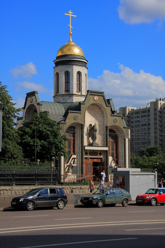 Якиманка. Церковь Казанской иконы Божией Матери на Калужской площади. фасады, 		      