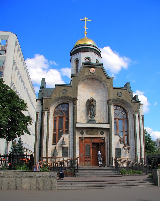 Якиманка. Церковь Казанской иконы Божией Матери на Калужской площади. фасады, 		      