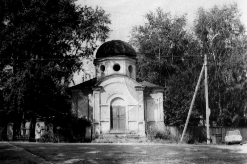 Часовня Пантелеимона Целителя, Опочка (Опочецкий район, Псковская область). общий вид в ландшафте, Фото сделано мной