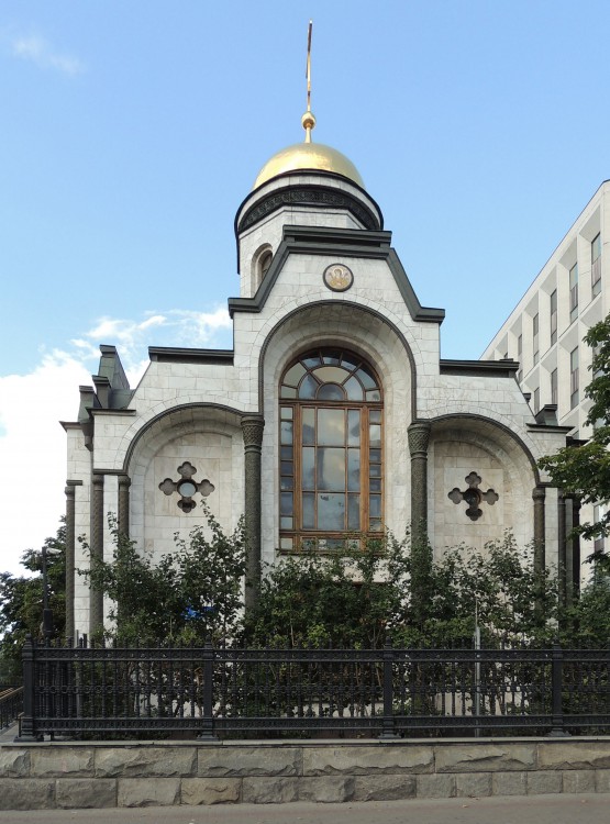 Церковь Казанской иконы Божией Матери на Калужской площади, Якиманка (Центральный административный округ (ЦАО), г. Москва). фасады