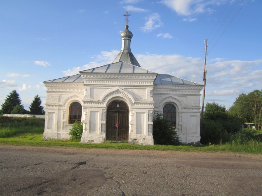 Залучье. Часовня Казанской иконы Божией Матери. фасады