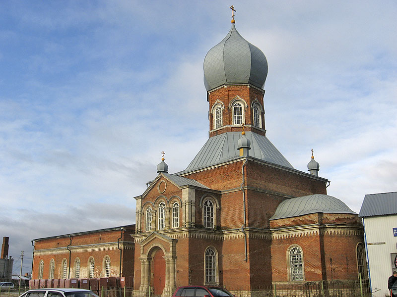 Церковь Иоанна Богослова, Захарово (Захаровский район, Рязанская область). общий вид в ландшафте