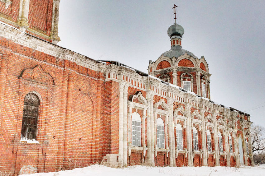 Церковь Иоанна Богослова, Жокино (Захаровский район, Рязанская область). архитектурные детали