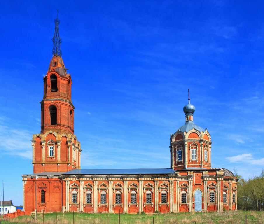 Церковь Иоанна Богослова, Жокино (Захаровский район, Рязанская область). фасады