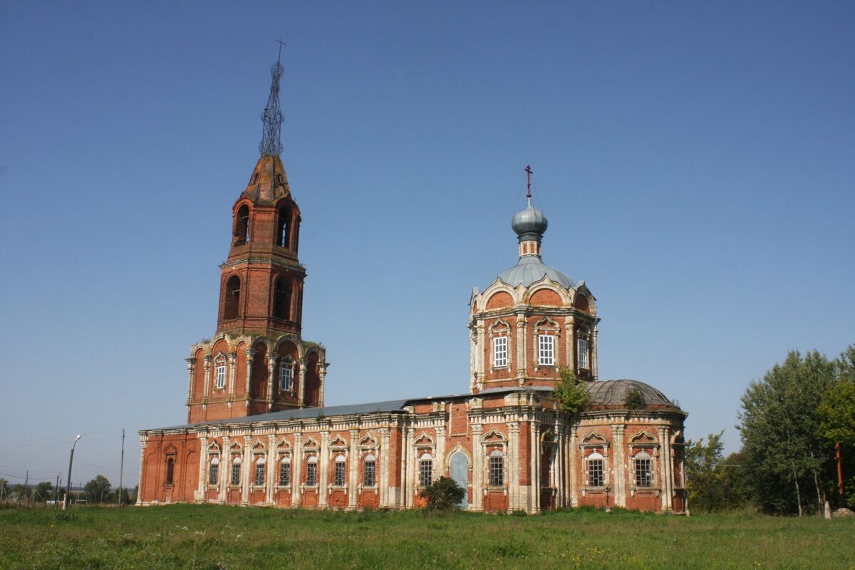 Церковь Иоанна Богослова, Жокино (Захаровский район, Рязанская область). фасады