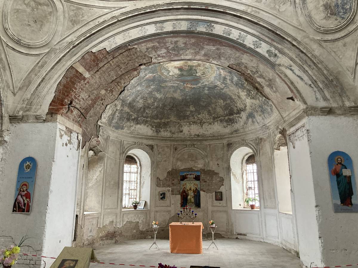 Главный алтарь, интерьер и убранство. Церковь Иоанна Богослова, Жокино (Захаровский район, Рязанская область)