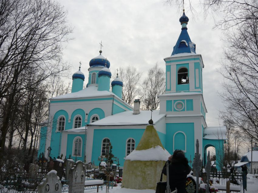 Церковь Покрова Пресвятой Богородицы, Демидов (Демидовский район, Смоленская область). общий вид в ландшафте