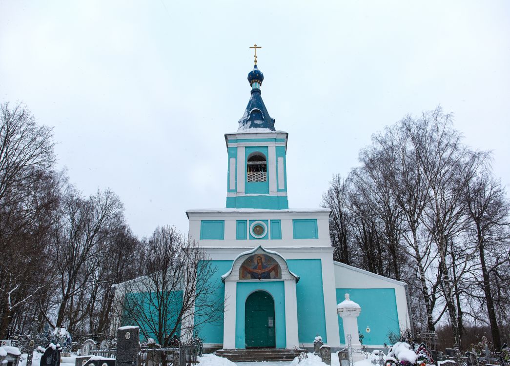 Демидов. Церковь Покрова Пресвятой Богородицы. фасады