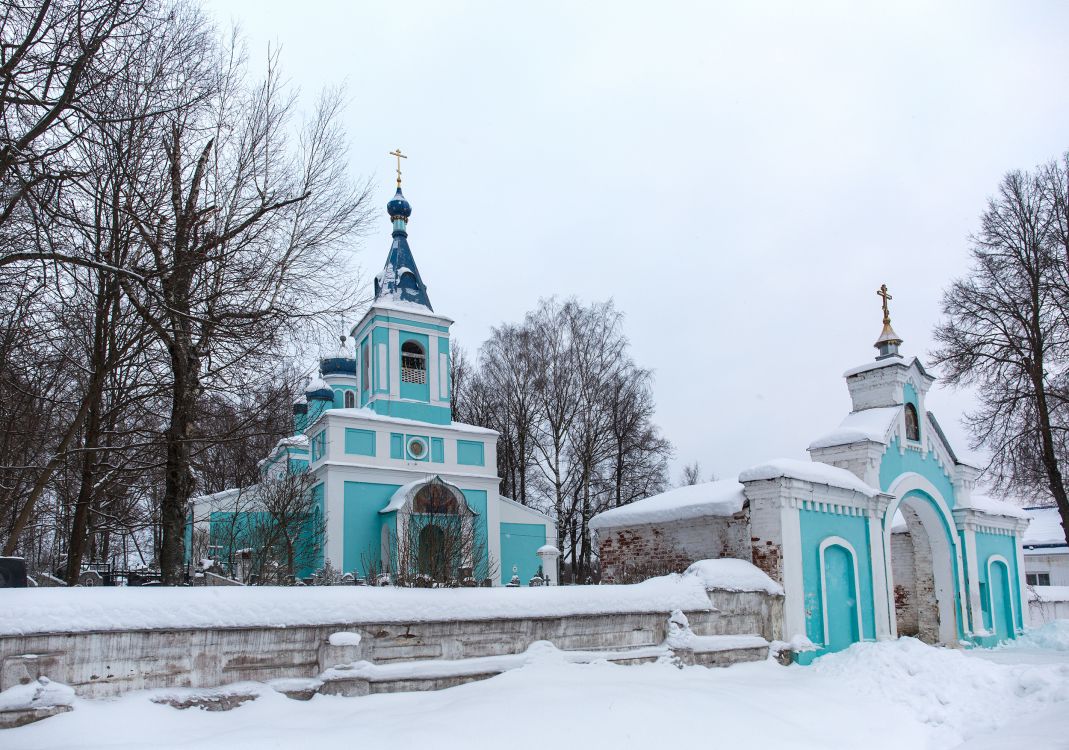 Демидов. Церковь Покрова Пресвятой Богородицы. фасады