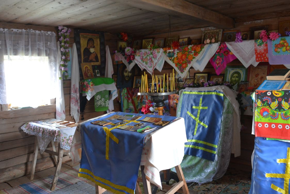 Часовня Илии Пророка, Черкасова Горка (Бокситогорский район, Ленинградская область). интерьер и убранство