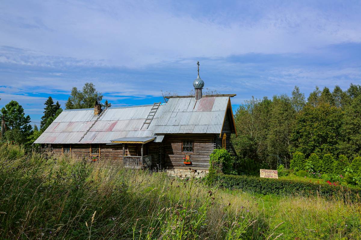 фасады. Часовня Петра и Февронии Муромских, Старая Ладога (Волховский район, Ленинградская область)