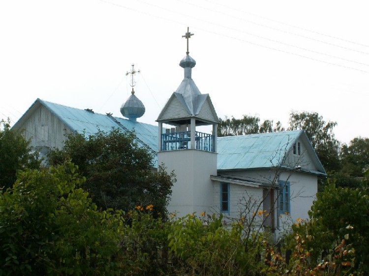Советский. Церковь Покрова Пресвятой Богородицы. общий вид в ландшафте