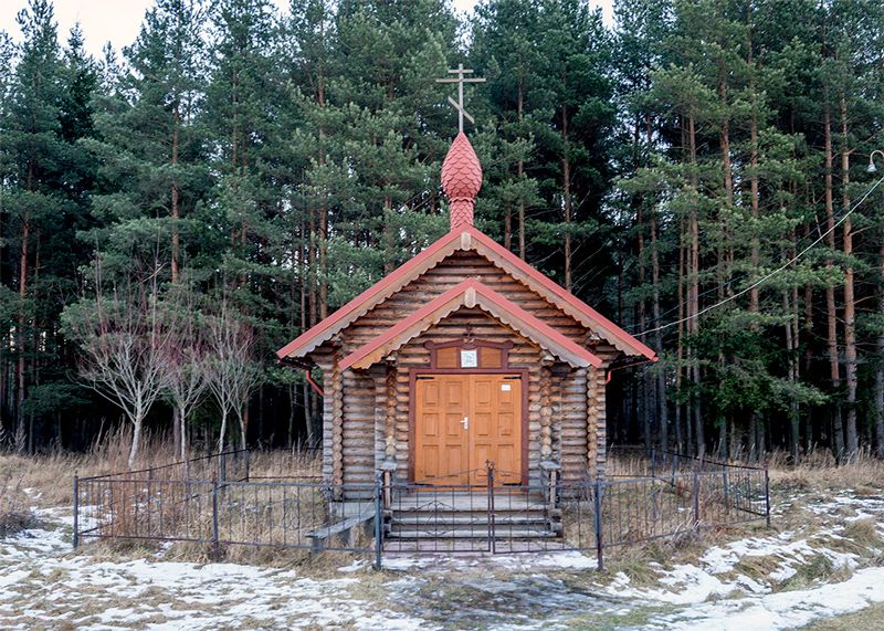 Семрино. Часовня Георгия Победоносца. фасады, Западный фасад.