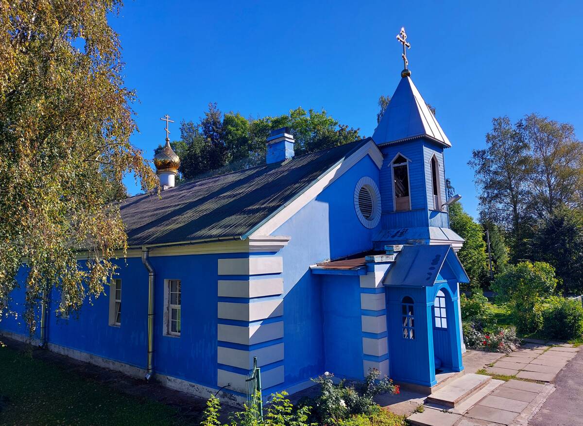 Церковь Тихвинской иконы Божией Матери, Назия, посёлок (Кировский район, Ленинградская область). фасады