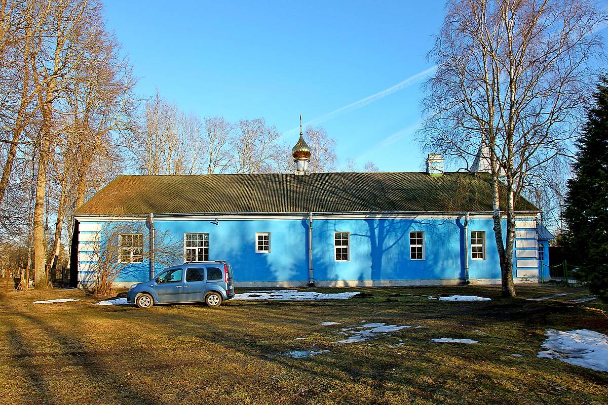 фасады. Церковь Тихвинской иконы Божией Матери, Назия, посёлок (Кировский район, Ленинградская область)