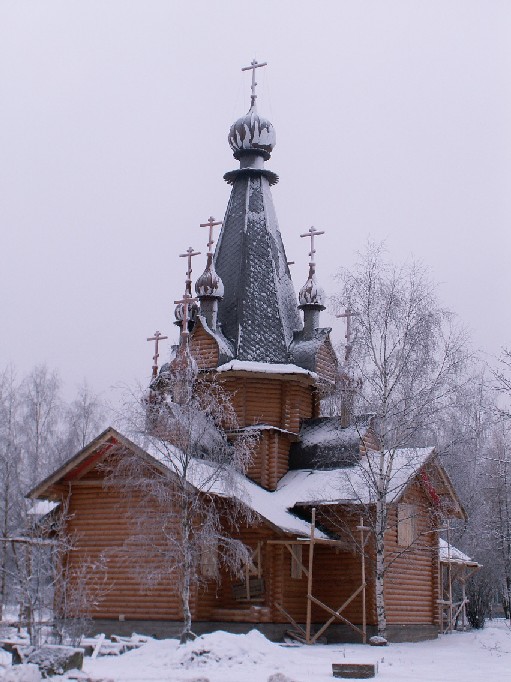 Церковь Тихвинской иконы Божией Матери, Красносельское (Выборгский район, Ленинградская область). фасады