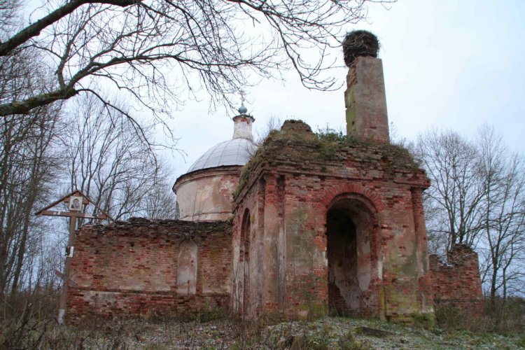 Церковь Казанской иконы Божией Матери, Аполец (Холмский район, Новгородская область). фасады