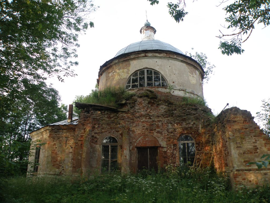 Церковь Казанской иконы Божией Матери, Аполец (Холмский район, Новгородская область). фасады