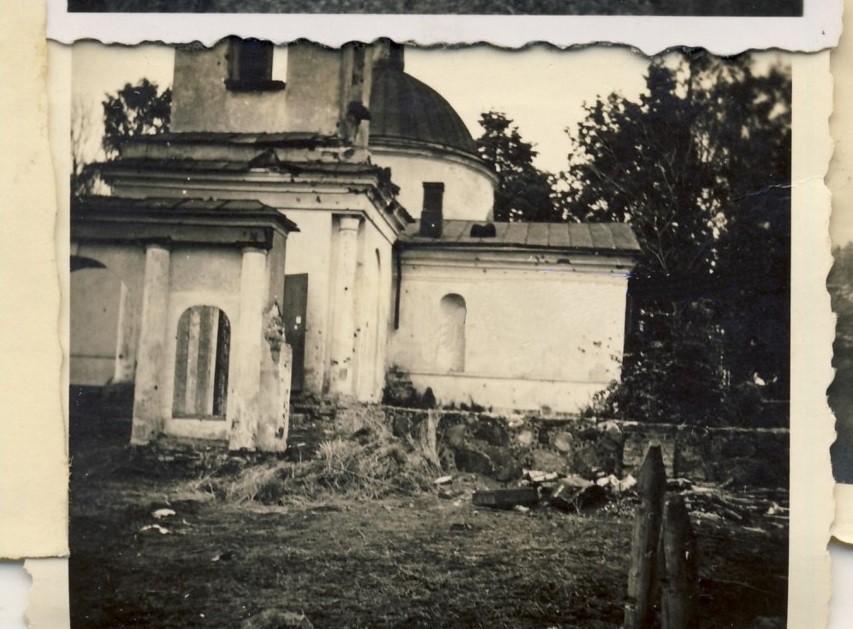 Церковь Казанской иконы Божией Матери, Аполец (Холмский район, Новгородская область). архивная фотография, Фото 1941 г. с аукциона e-bay.de