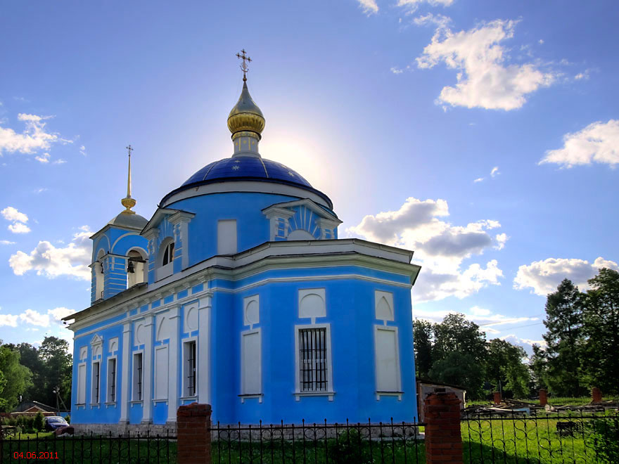 Церковь Владимирской иконы Божией Матери, Дубна (Чеховский городской округ, Московская область). фасады