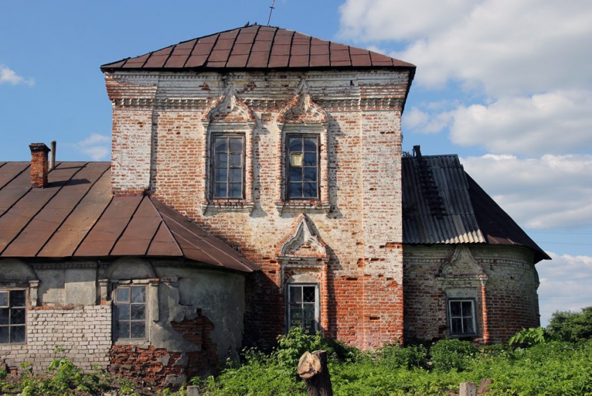 Церковь Смоленской иконы Божией Матери, Семёновское (Нерехтский район, Костромская область). фасады