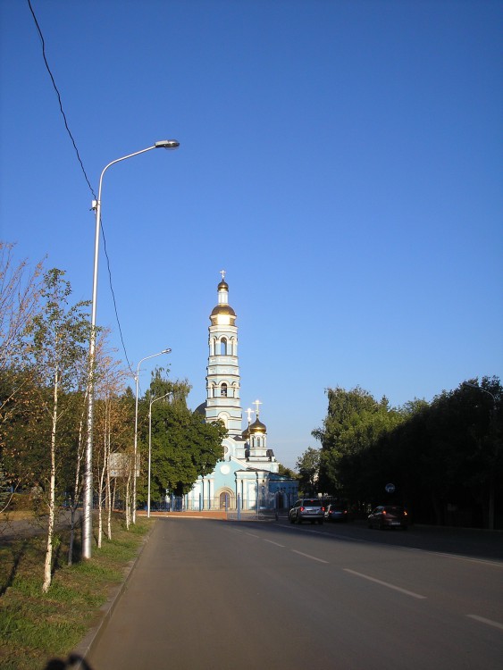 Кафедральный собор Рождества Пресвятой Богородицы, Уфа (Уфа, город, Республика Башкортостан). общий вид в ландшафте