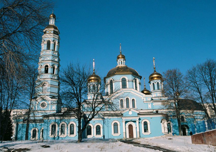 Уфа. Кафедральный собор Рождества Пресвятой Богородицы. фасады, Вид с юга