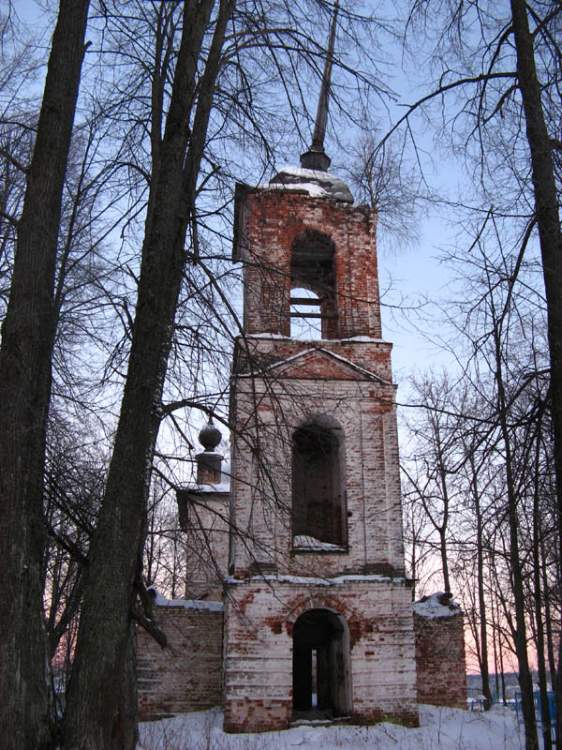 Церковь Спаса Нерукотворного Образа, Спас-Лом (Череповецкий район, Вологодская область). фасады