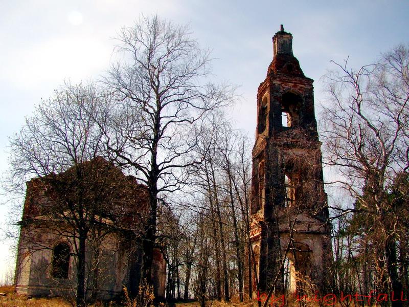 Усищево. Церковь Благовещения Пресвятой Богородицы. фасады