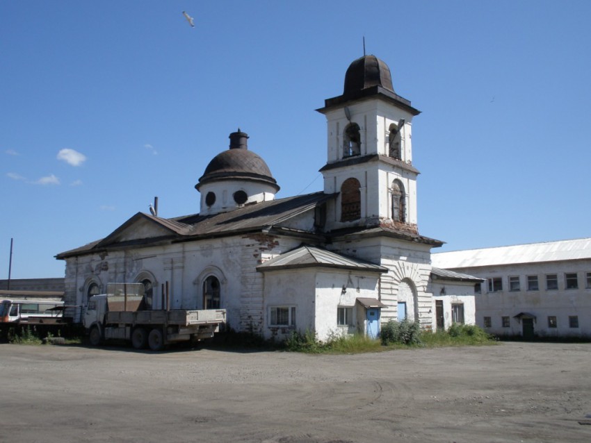 Кириллов. Церковь Вознесения Господня. общий вид в ландшафте, Вид с северо-запада