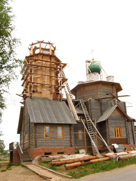 Ново-Леушинский Иоанно-Предтеченский монастырь. Церковь Рождества Иоанна Предтечи, Мякса (Череповецкий район, Вологодская область). фасады