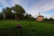 Церковь Богоявления Господня, Фото со стороны поселка<br>, Козохта, Череповецкий район, Вологодская область