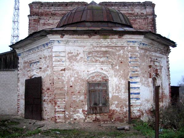 Ново-Леушинский Иоанно-Предтеченский монастырь. Церковь Преображения Господня, Мякса (Череповецкий район, Вологодская область). фасады