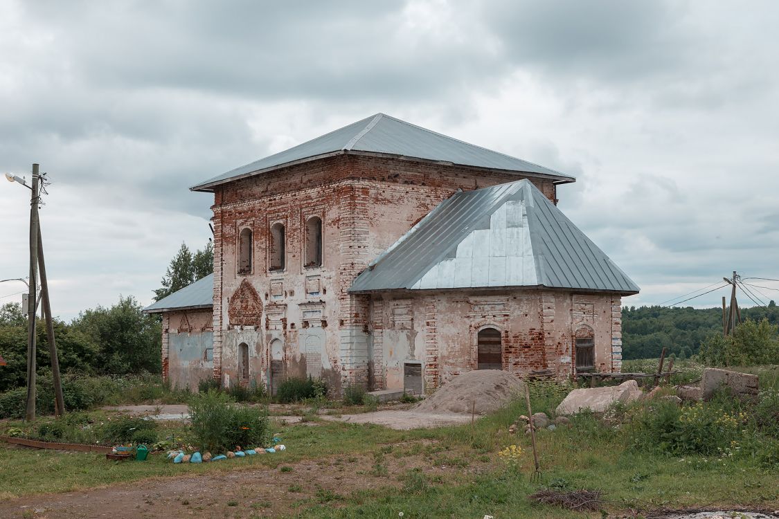 Ново-Леушинский Иоанно-Предтеченский монастырь. Церковь Преображения Господня, Мякса (Череповецкий район, Вологодская область). фасады