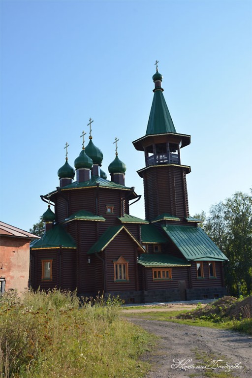 Ново-Леушинский Иоанно-Предтеченский монастырь. Церковь Рождества Иоанна Предтечи, Мякса (Череповецкий район, Вологодская область). фасады
