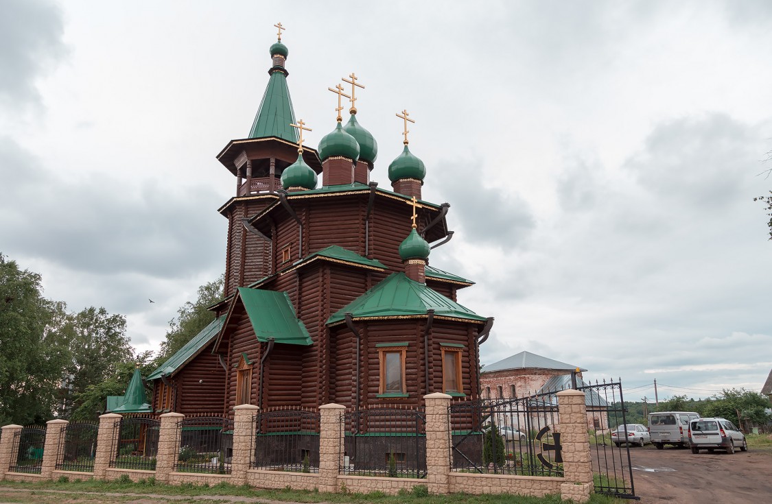 Мякса. Ново-Леушинский Иоанно-Предтеченский монастырь. Церковь Рождества Иоанна Предтечи. фасады