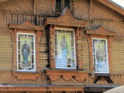 Домовая церковь Николая Чудотворца в здании Лоцманского собрания, Восточный фасад.<br>, Лебяжье, Ломоносовский район, Ленинградская область