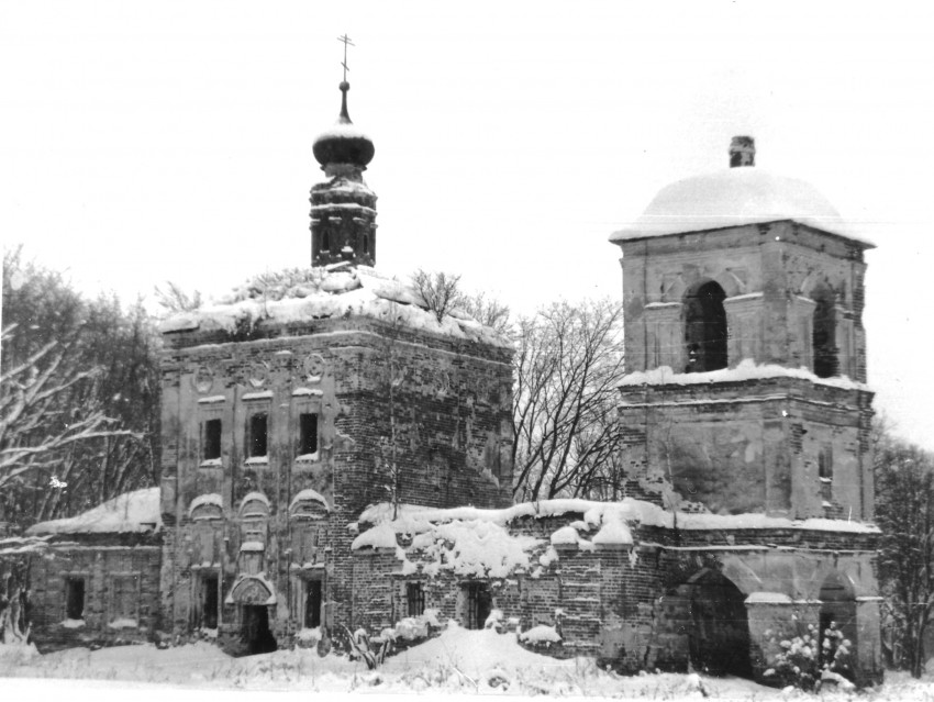 Жёрновка. Церковь Спаса Преображения. фасады