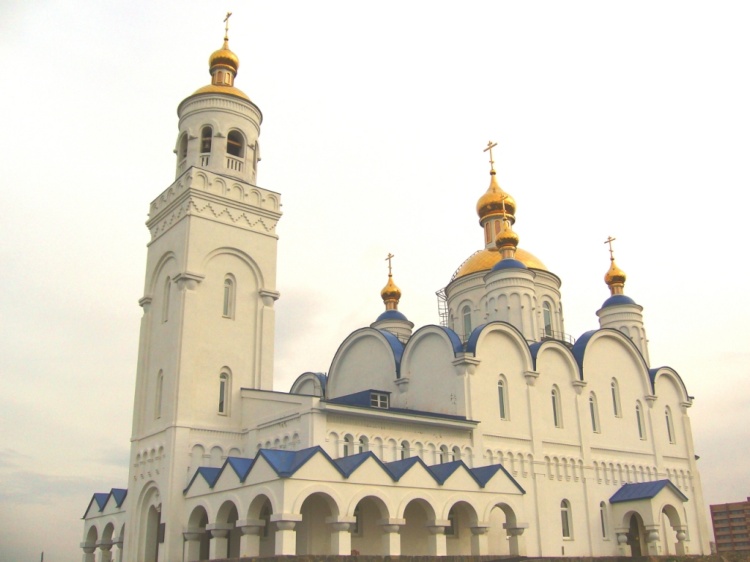Церковь Преображения Господня (новая), Чебаркуль (Чебаркульский район и г. Чебаркуль, Челябинская область). фасады, Храм Преображения Господня
