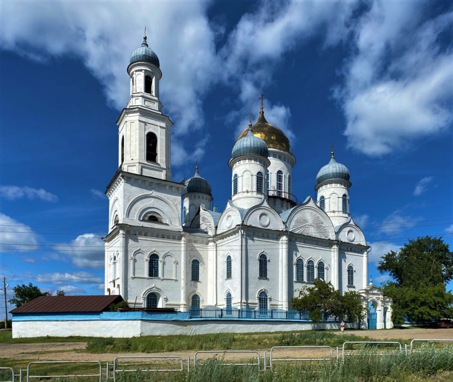 Церковь Вознесения Господня, Касли (Каслинский район, Челябинская область). фасады, Вид с юго-запада