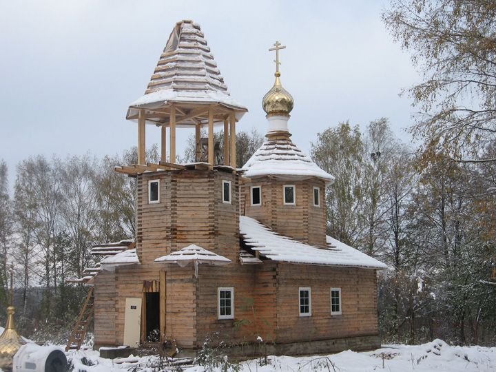 Церковь Благовещения Пресвятой Богородицы, Павловичи (Талдомский городской округ и г. Дубна, Московская область). фасады, Фотография предоставлена настоятелем храма Архангела Михаила в г.Талдоме И.Шугаевым.
