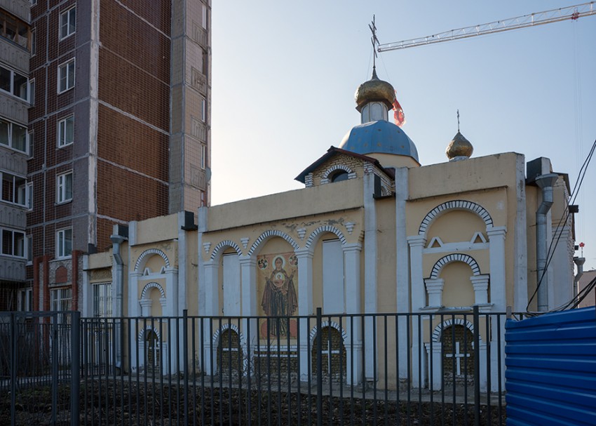 Церковь Николая Чудотворца, Никольское (Тосненский район, Ленинградская область). фасады, Вид с юго-восточной стороны.