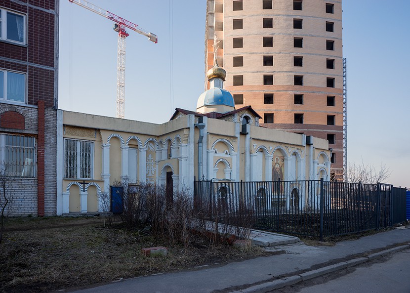 Никольское. Церковь Николая Чудотворца. фасады, Вид с южной стороны.