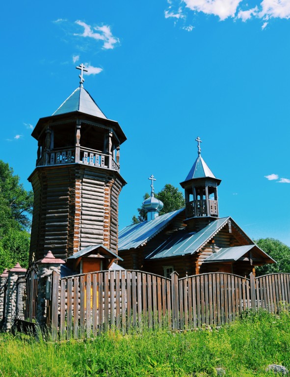Церковь Боголюбской иконы Божией Матери, Люговичи (Лодейнопольский район, Ленинградская область). фасады
