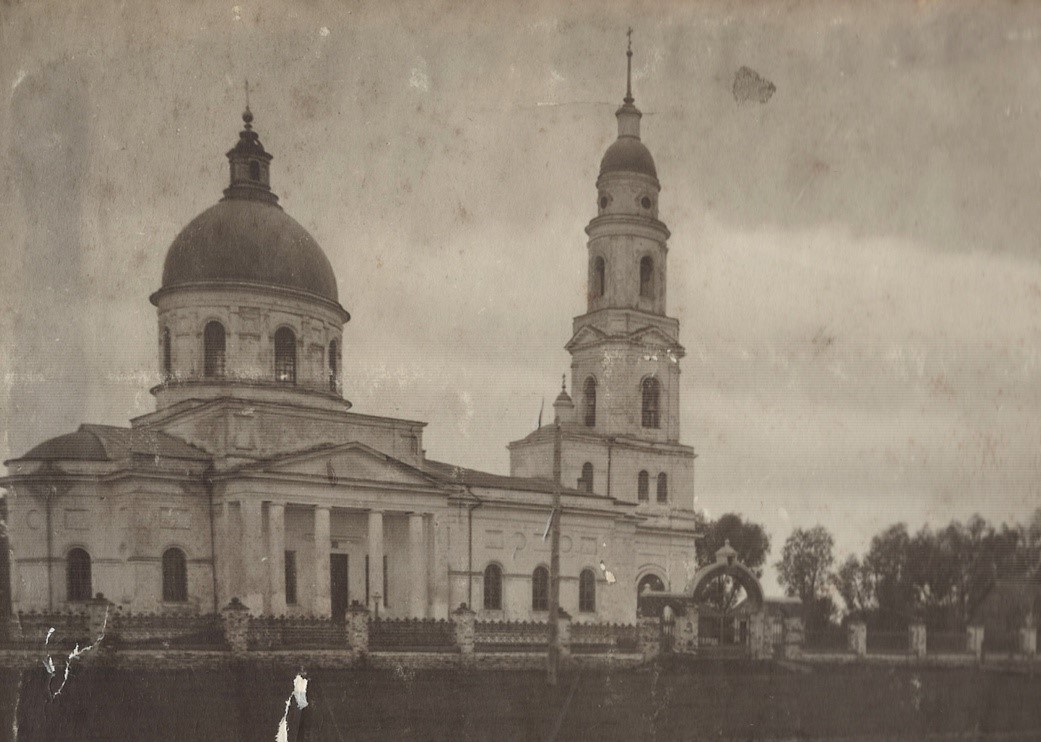 Церковь Казанской иконы Божией Матери, Дединово (Луховицкий городской округ, Московская область). архивная фотография, Фото 1900-1916 г.