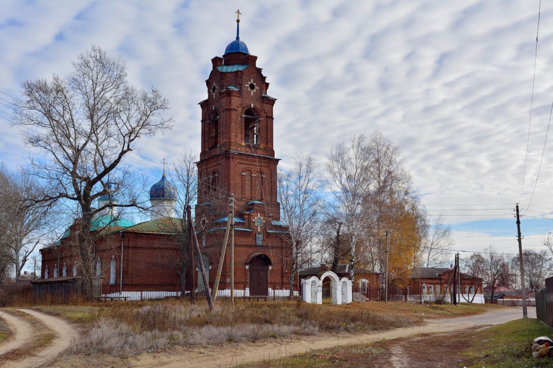 Церковь Вознесения Господня, Санское (Шиловский район, Рязанская область). фасады