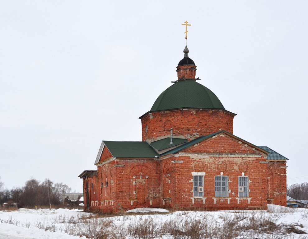 Церковь Троицы Живоначальной, Заполье (Шиловский район, Рязанская область). фасады
