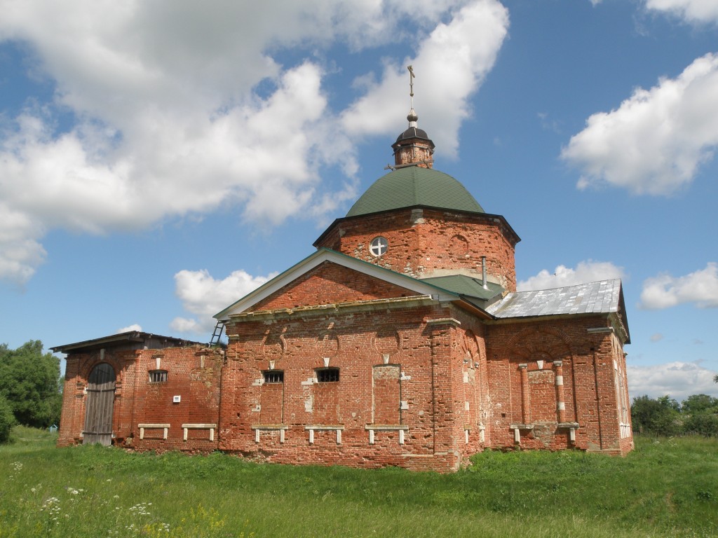Церковь Троицы Живоначальной, Заполье (Шиловский район, Рязанская область). фасады